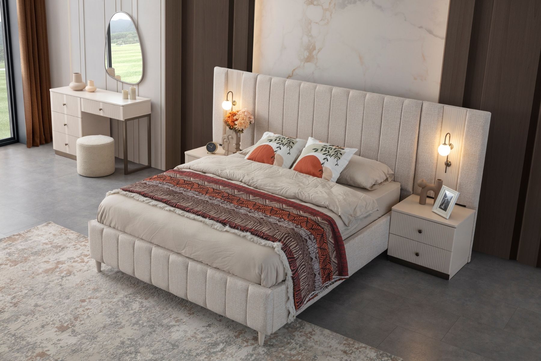 Efes Bazalı Karyola