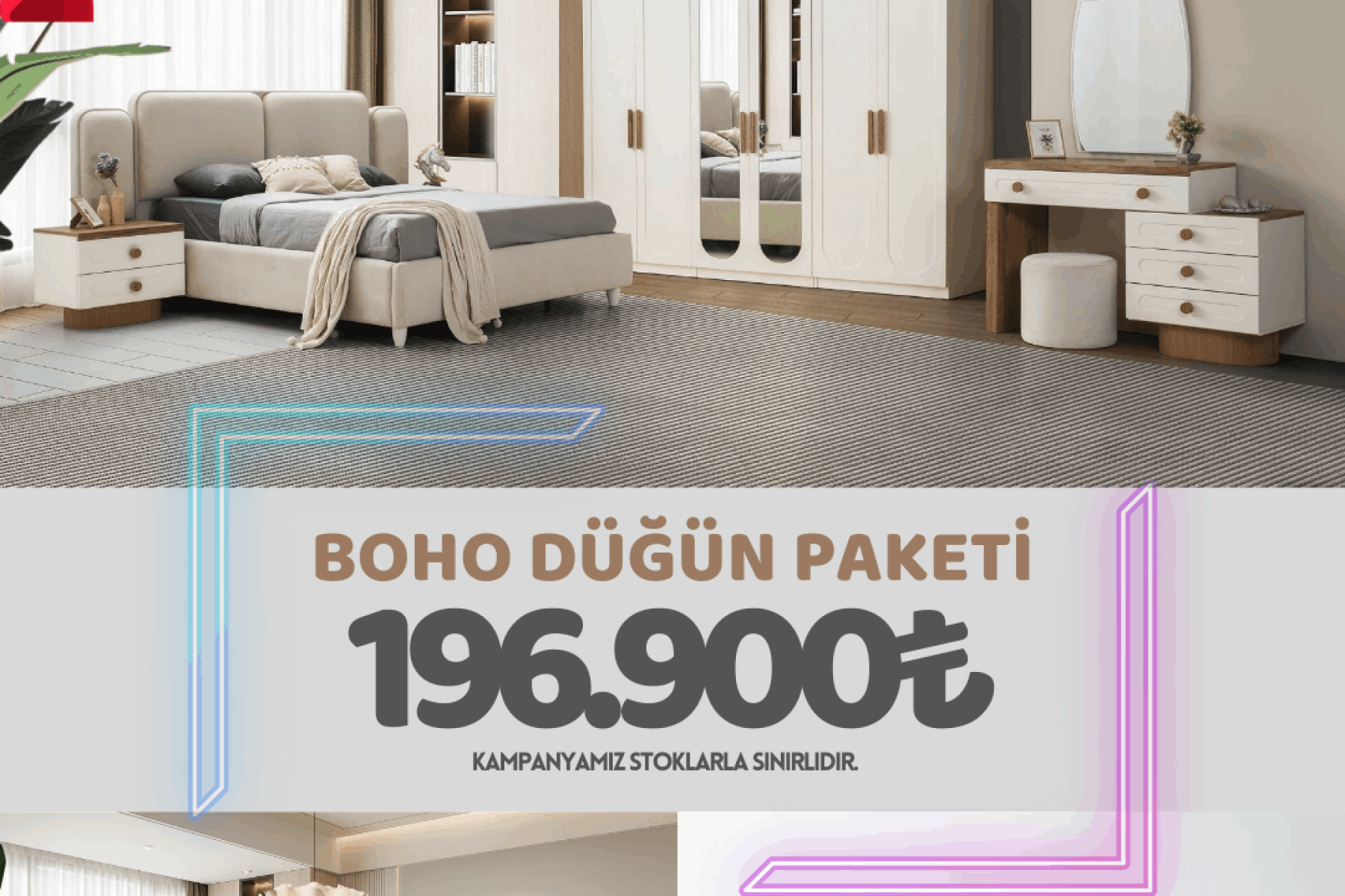 BOHO DÜĞÜN PAKETİ