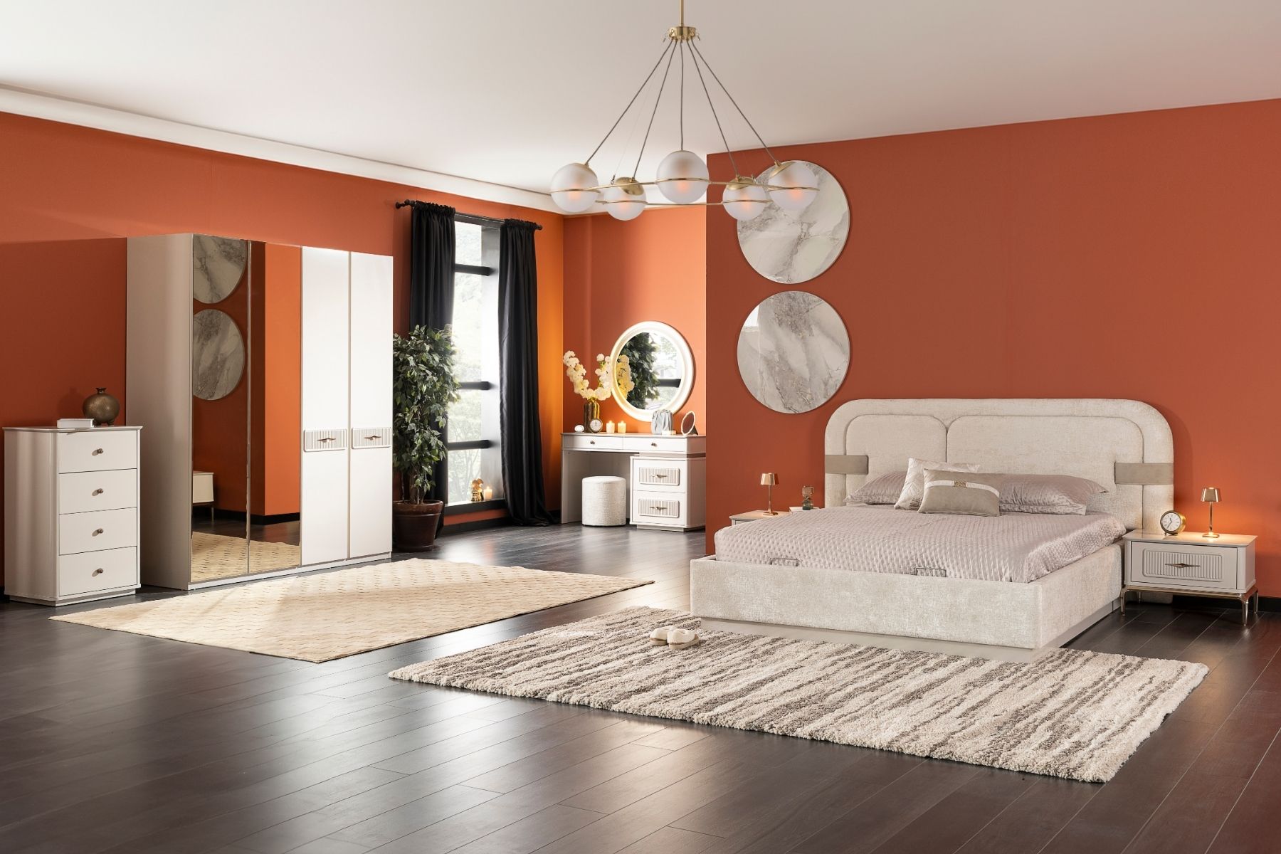 Boden 4 Kapılı Yatak Odası Takımı 