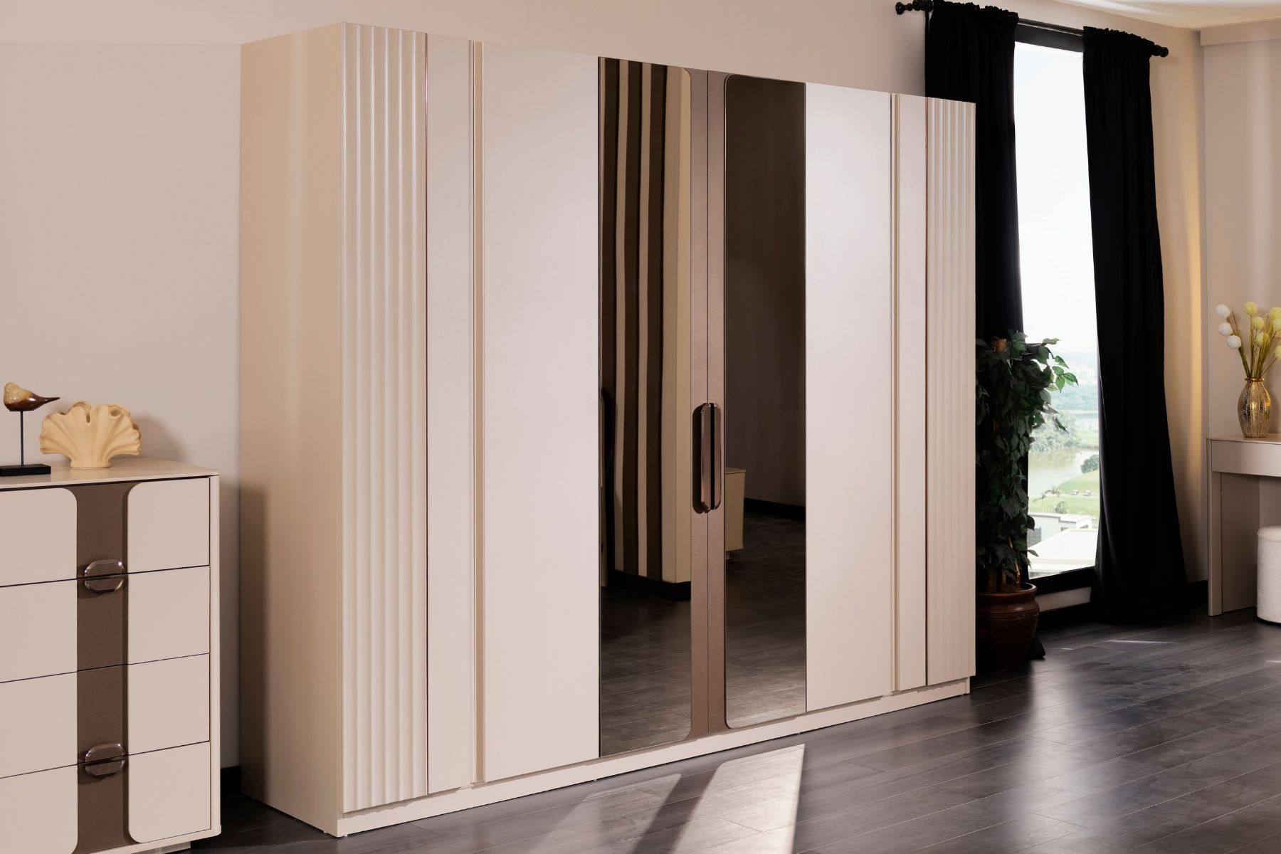 Visal 6 Kapılı Gardırop 