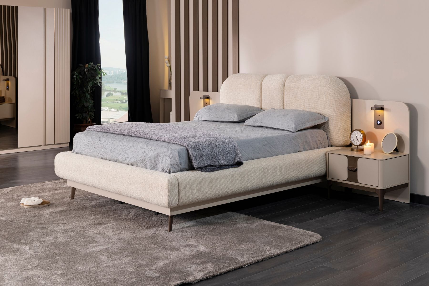 Visal Bazalı Karyola 