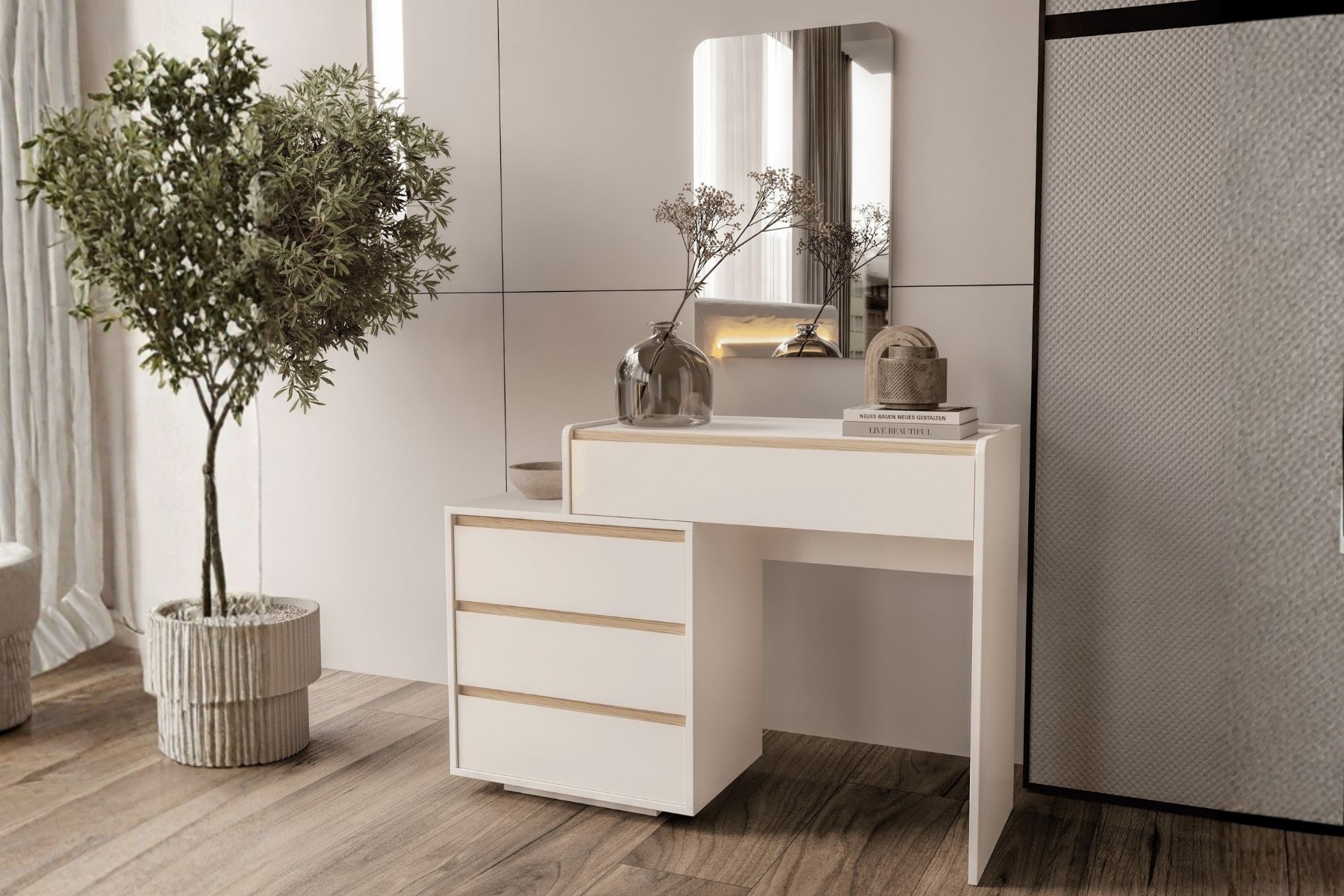 Neyla Reflekte Camlı Yatak Odası Takımı 