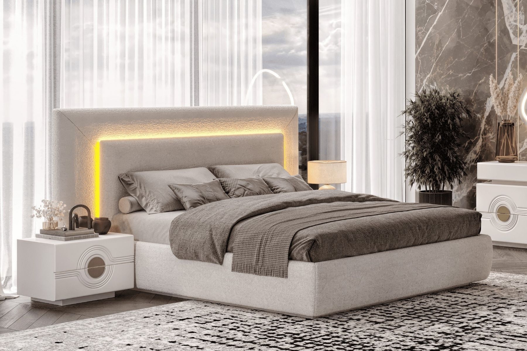Avalon Bazalı Karyola 