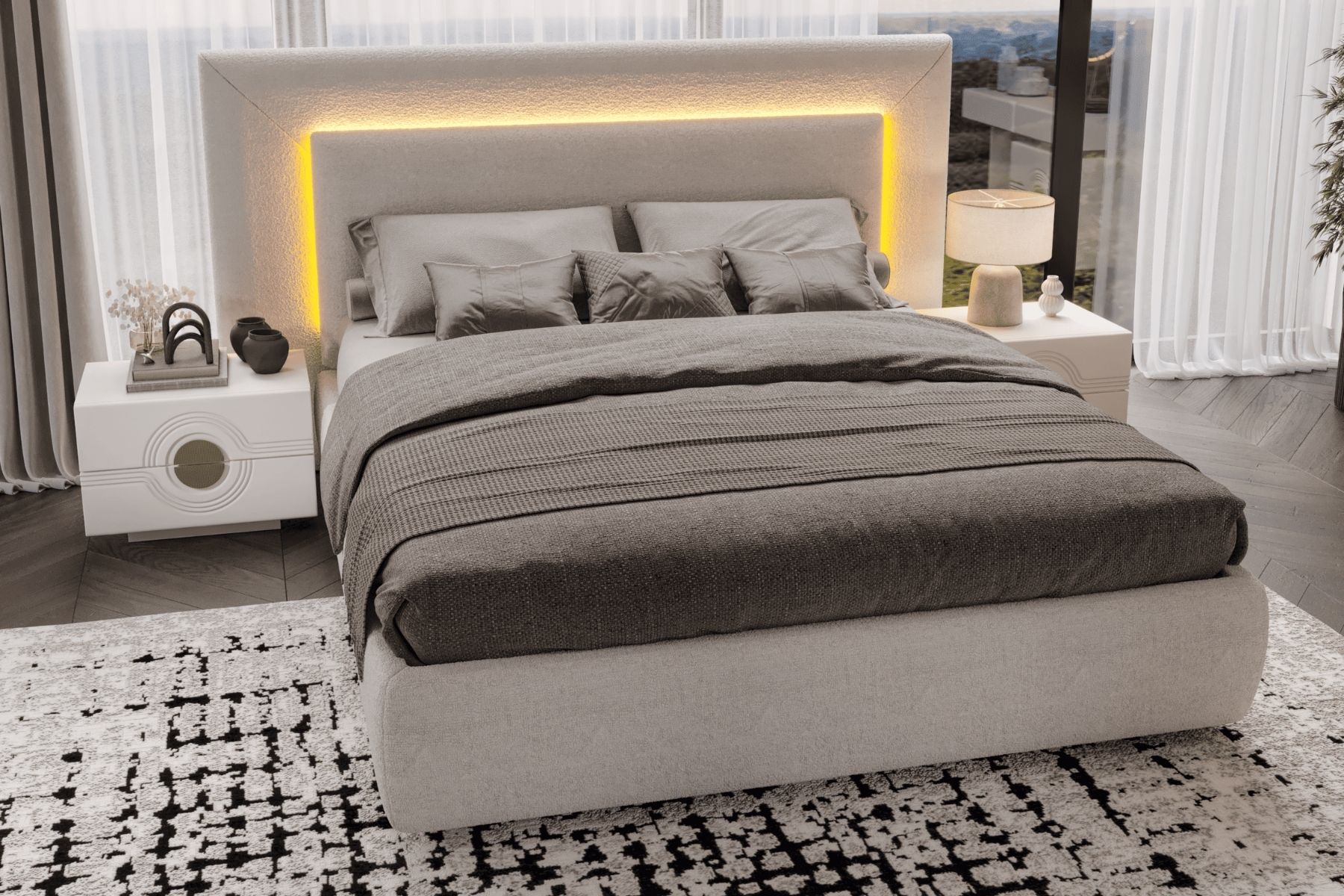 Avalon Bazalı Karyola 