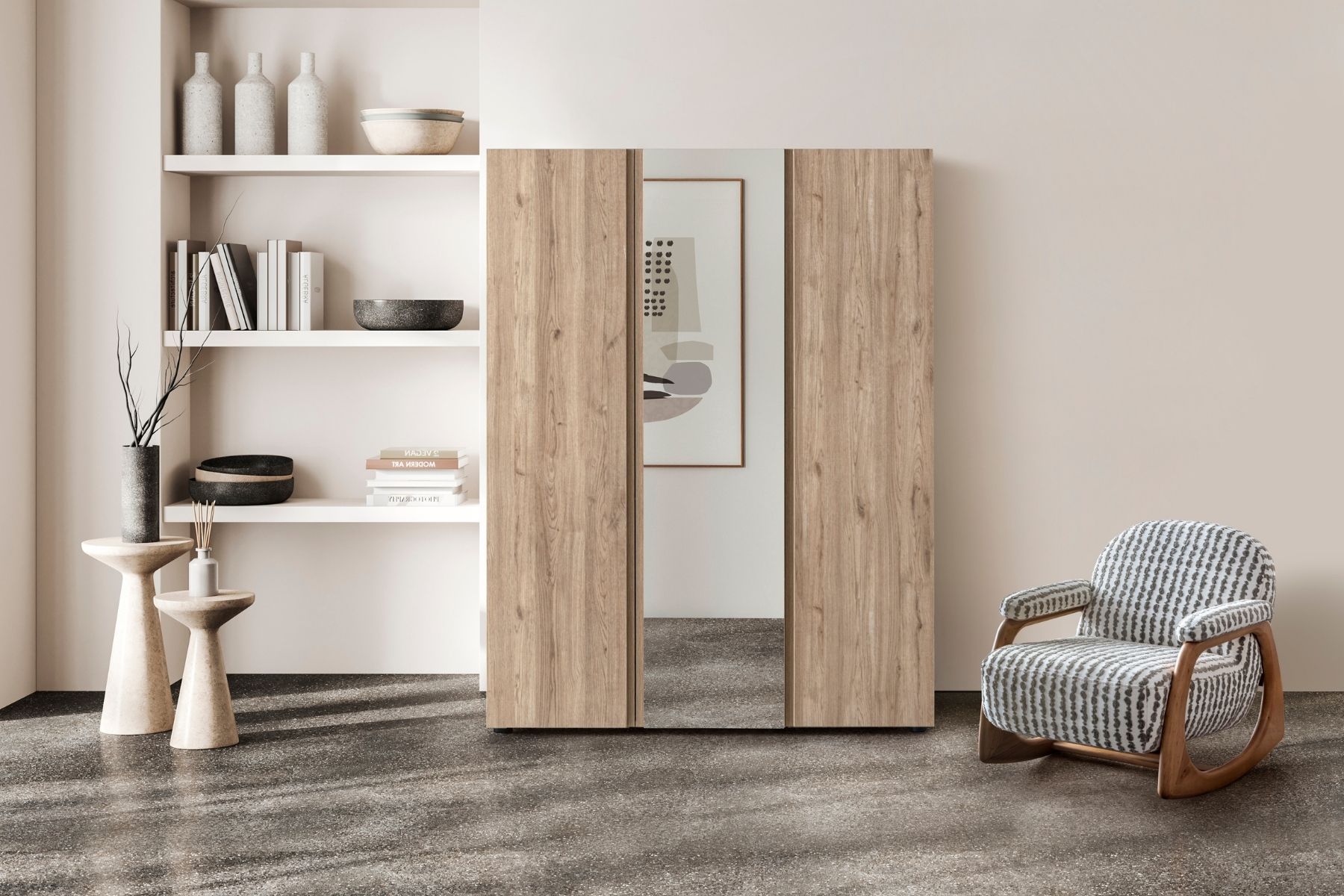 Bony Brown 3 Kapılı Gardırop Bony Brown 3 Kapılı Gardırop
