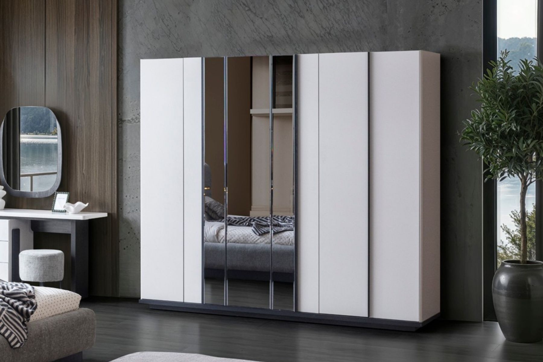 Tampe 6 Kapılı Gardırop