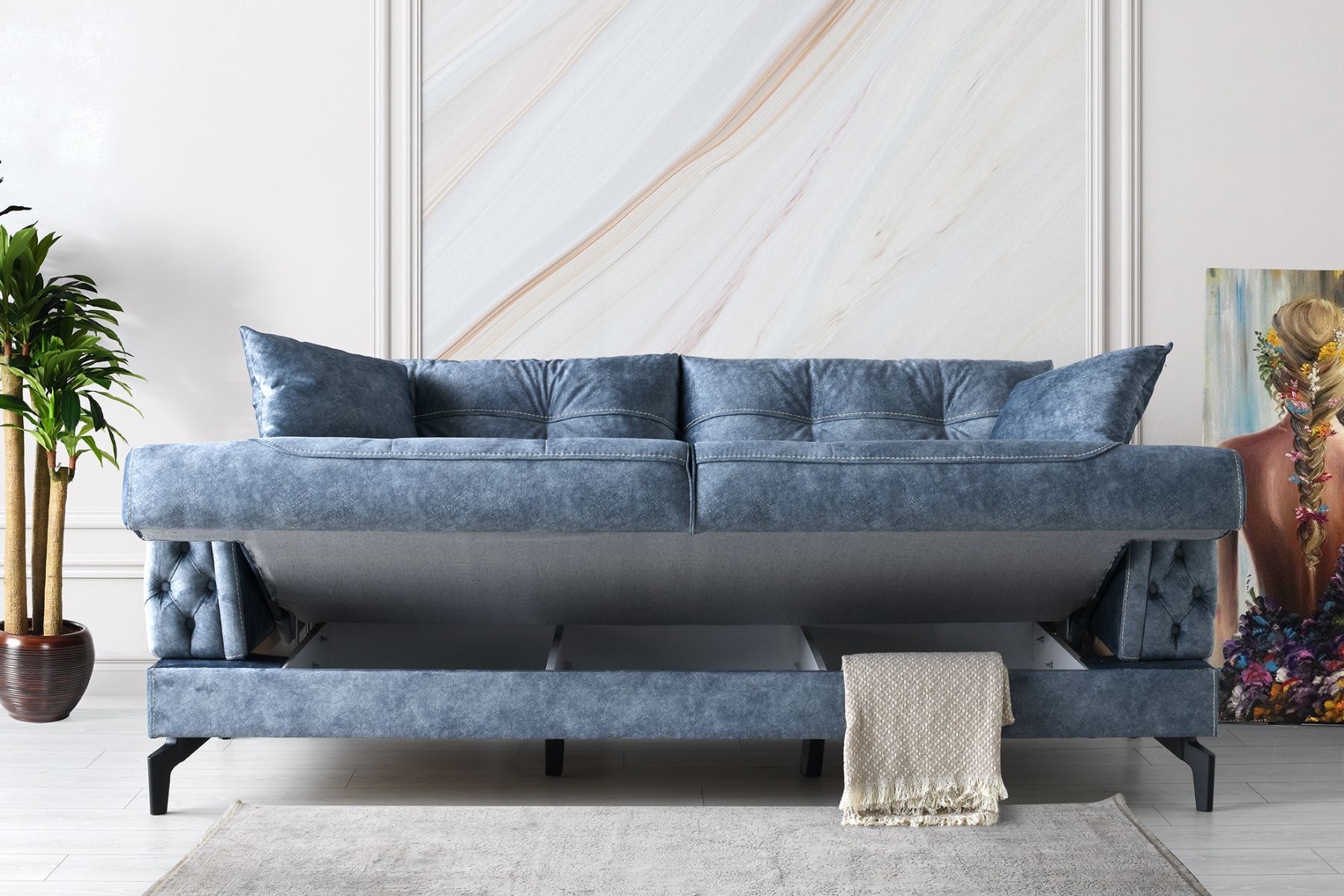 Evna Blue Kanepe