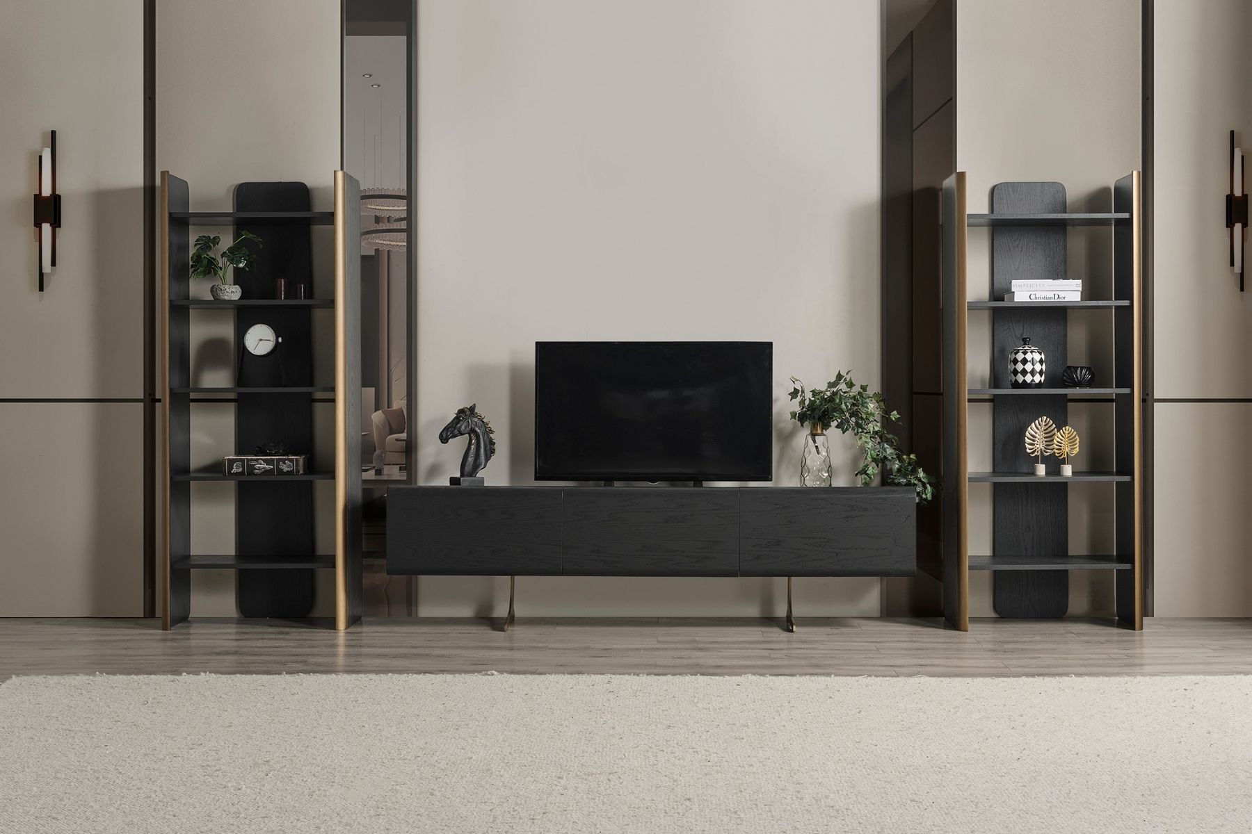 Vanta Kitaplıklı Tv Ünitesi Vanta Kitaplıklı Tv Ünitesi