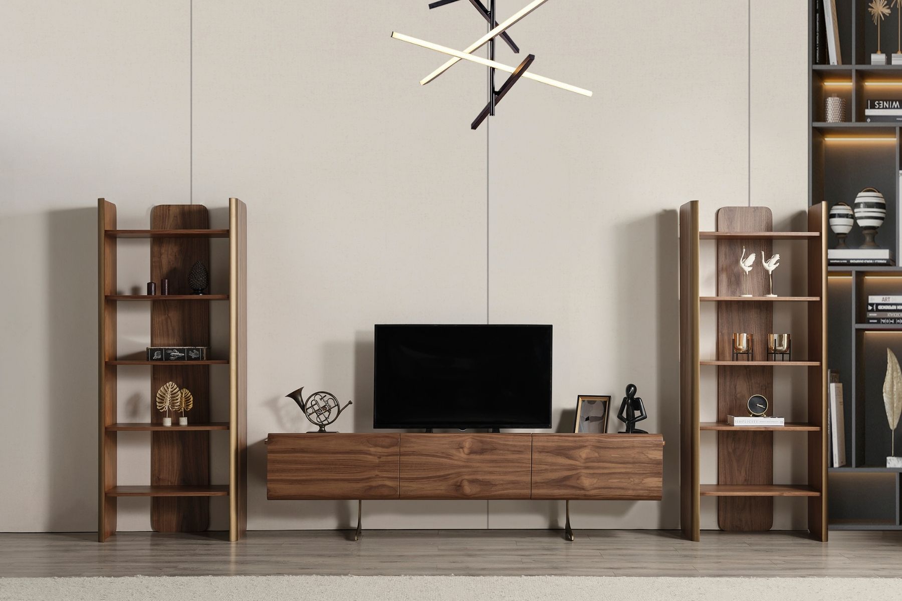 İdea Kitaplıklı Tv Ünitesi İdea Kitaplıklı Tv Ünitesi