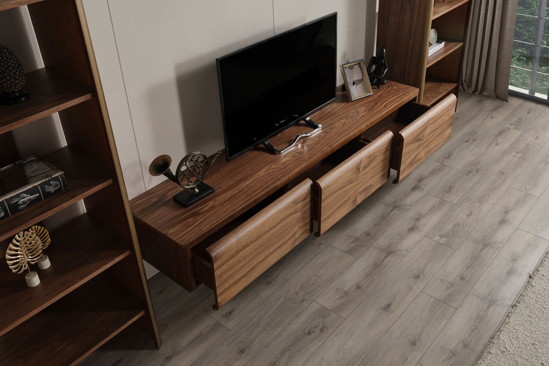 İdea Kitaplıklı Tv Ünitesi İdea Kitaplıklı Tv Ünitesi