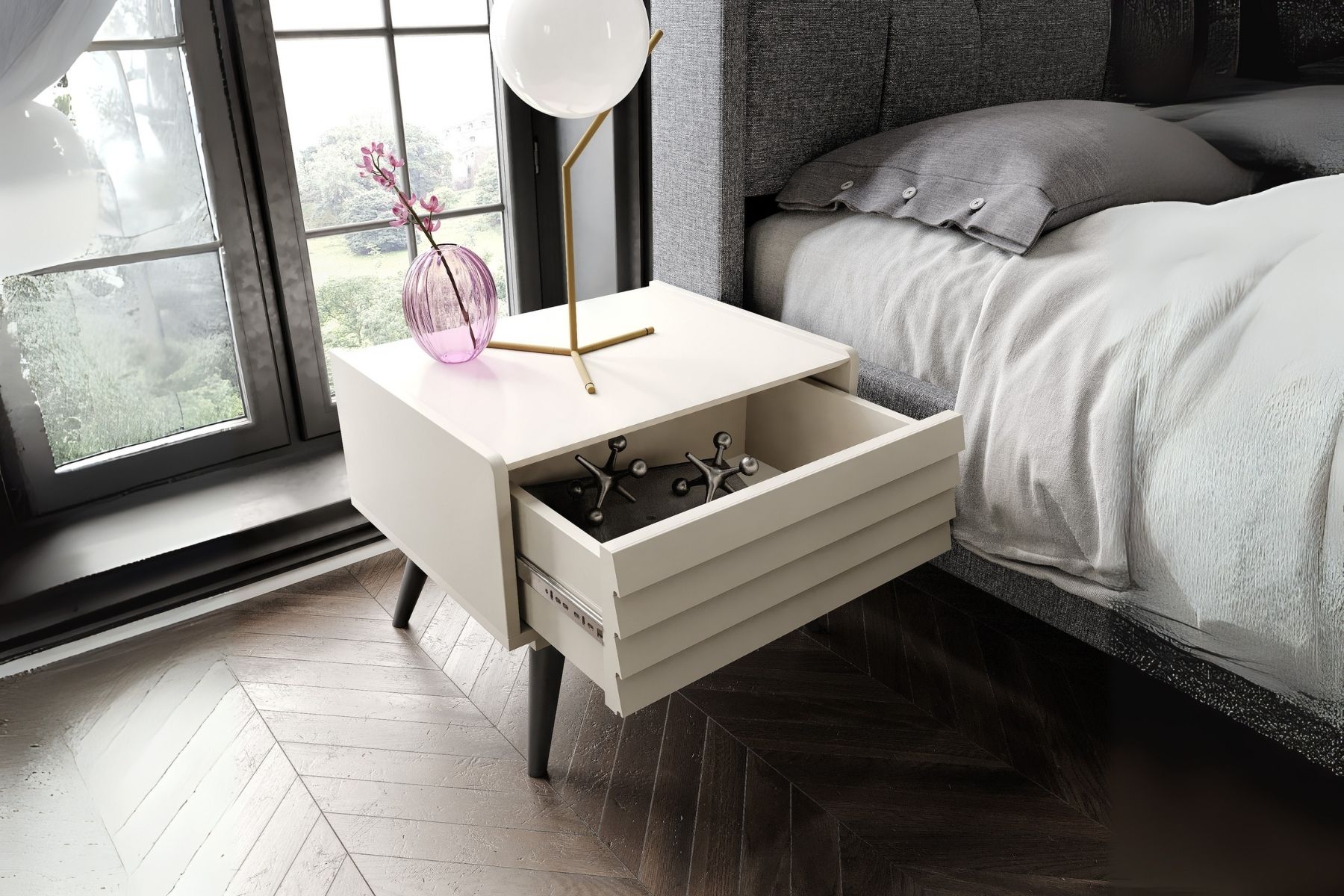 Cotta Beige Komodin