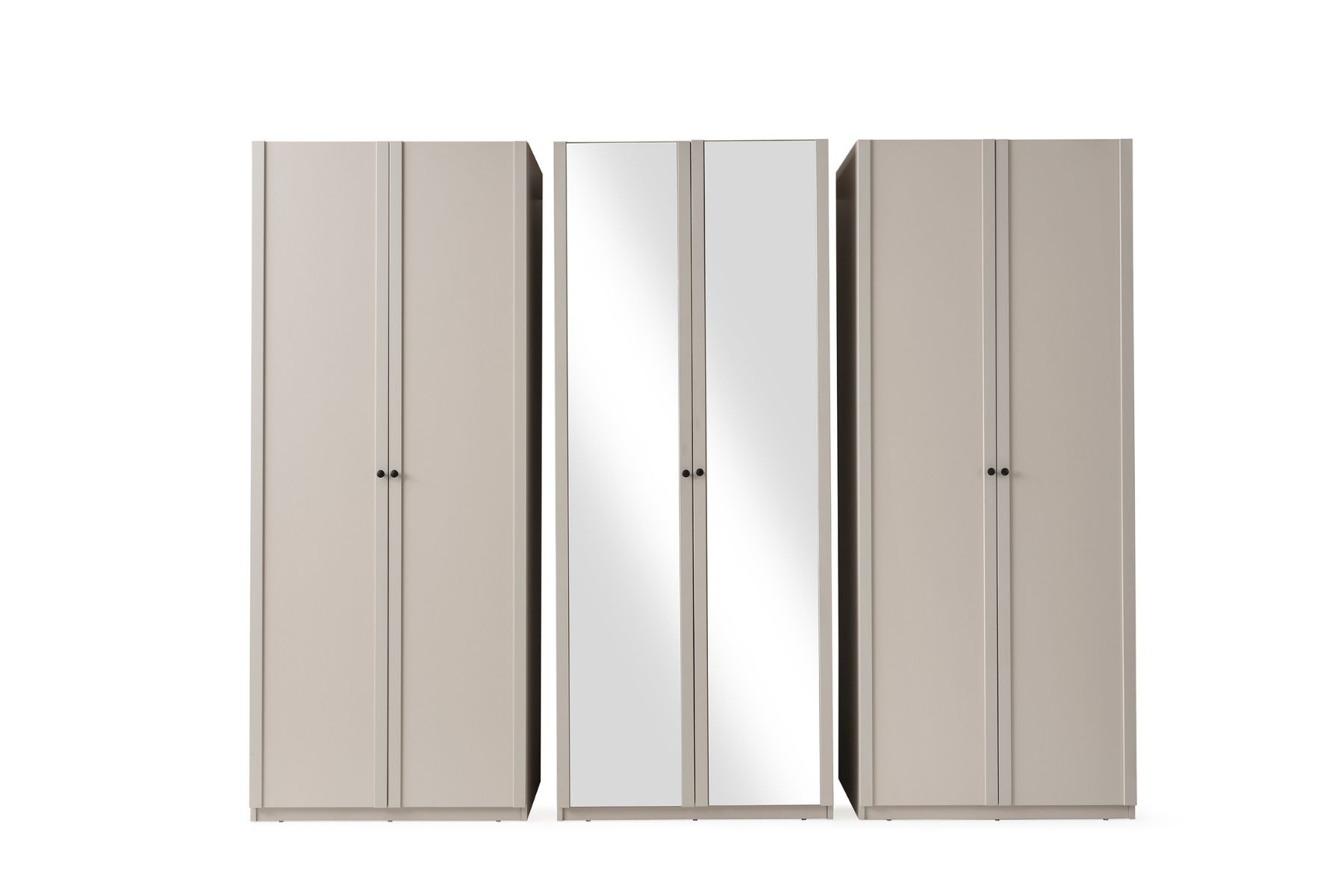 Folt Beige 6 Kapılı Gardırop