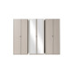 Folt Beige 6 Kapılı Gardırop