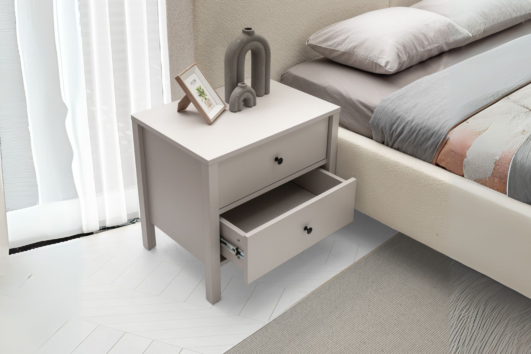 Folt Beige 6 Kapılı Yatak Odası Takımı