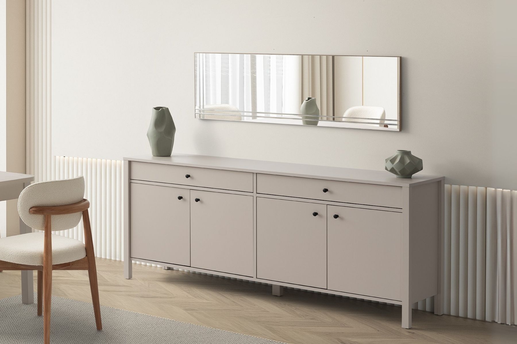 Folt Beige Yemek Odası Takımı