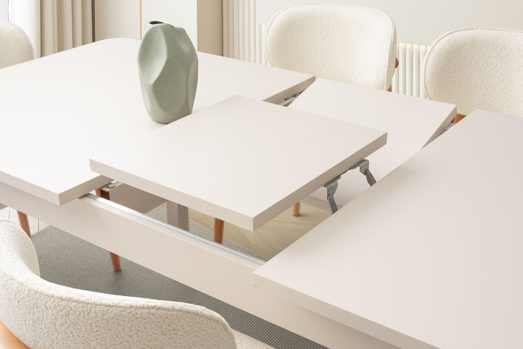 Folt Beige Yemek Odası Takımı