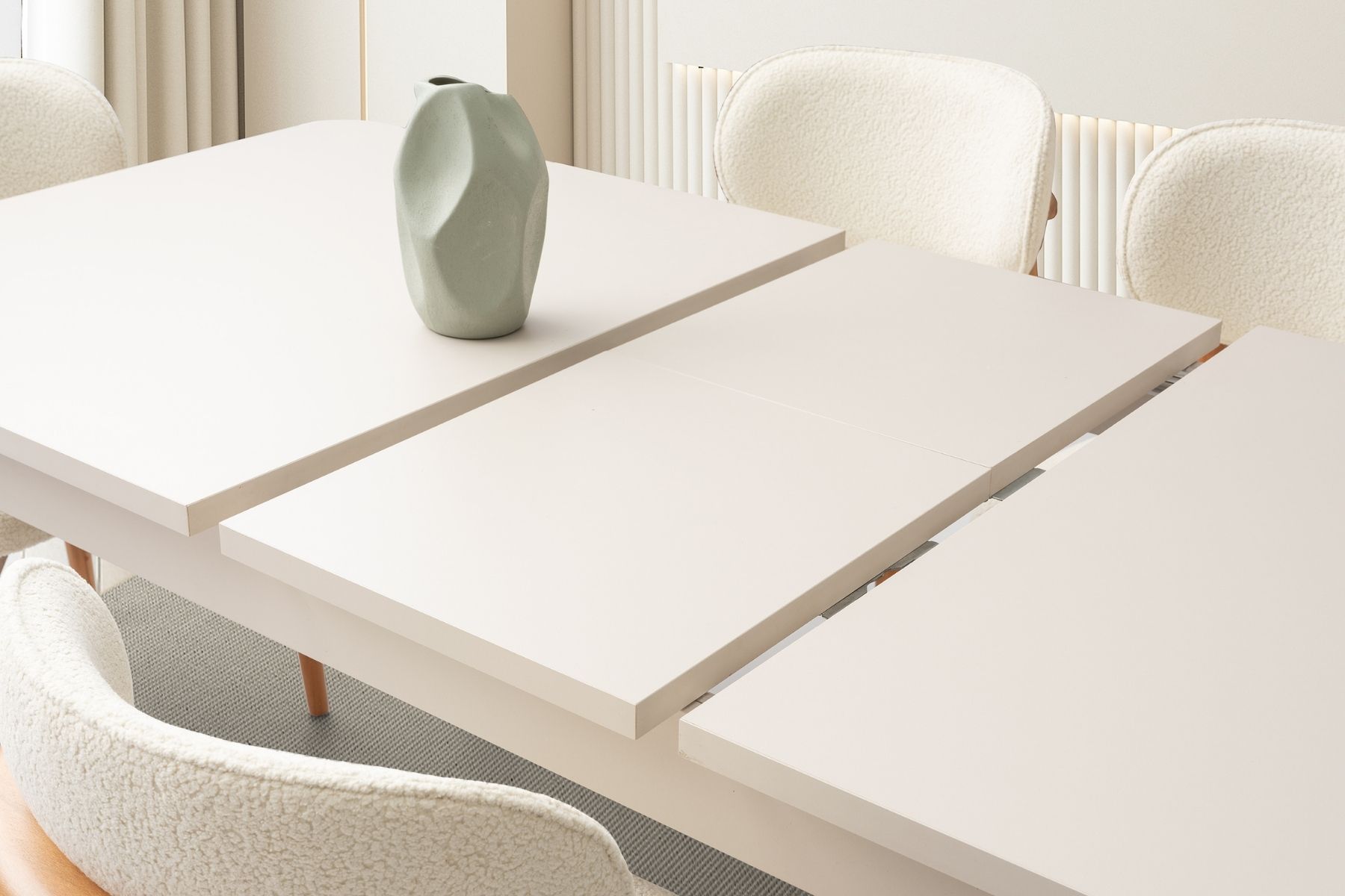 Folt Beige Yemek Odası Takımı