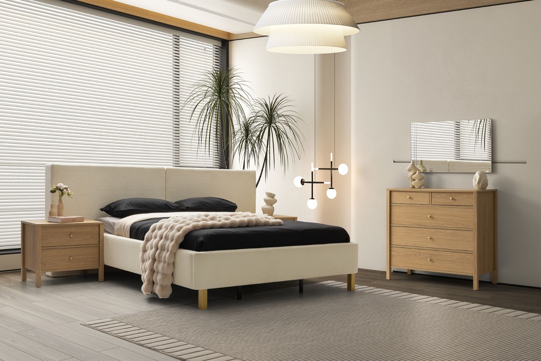 Folt Brown 6 Kapılı Yatak Odası Takımı