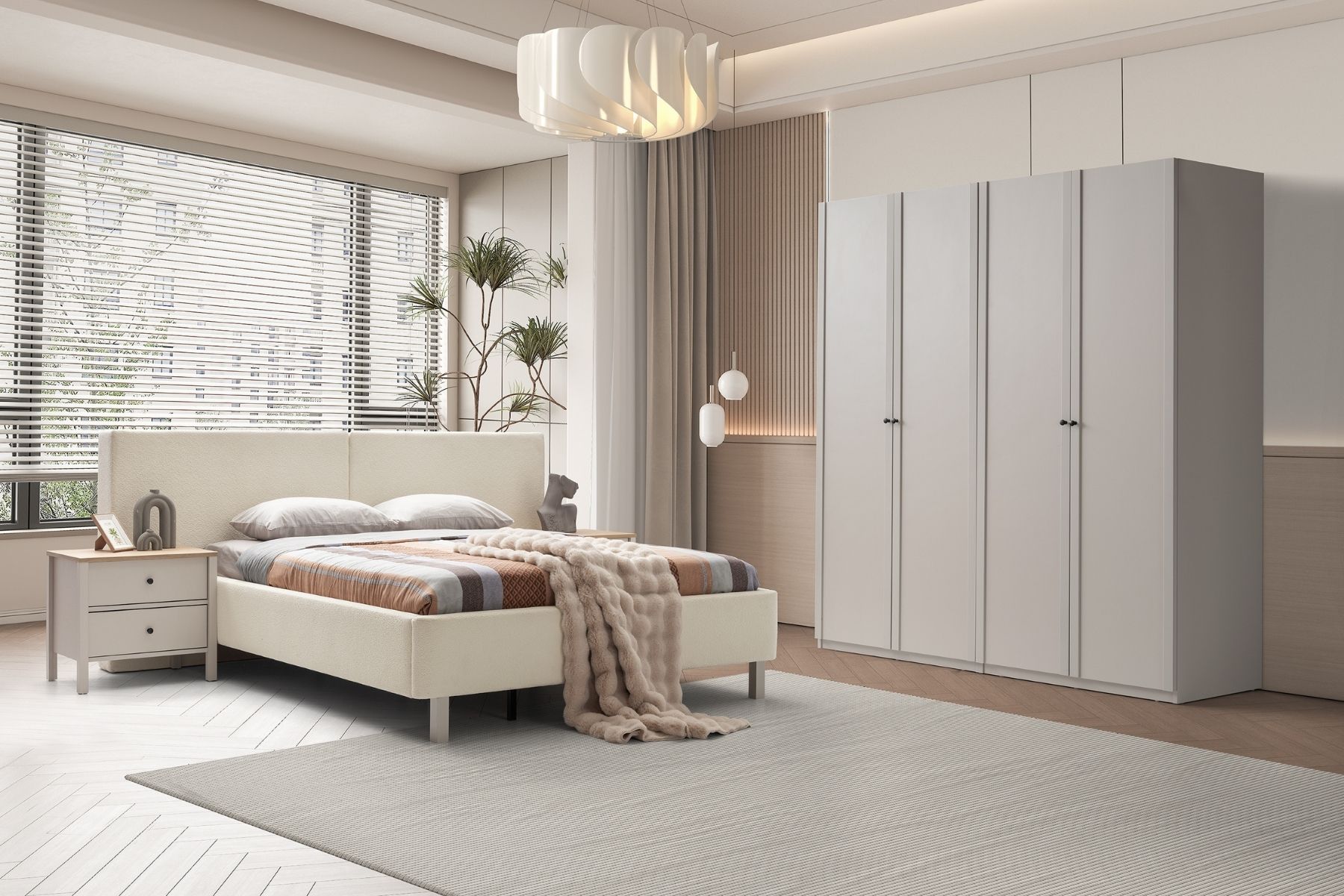 Mona Beige 4 Kapılı Yatak Odası Takımı Mona Beige 4 Kapılı Yatak Odası Takımı