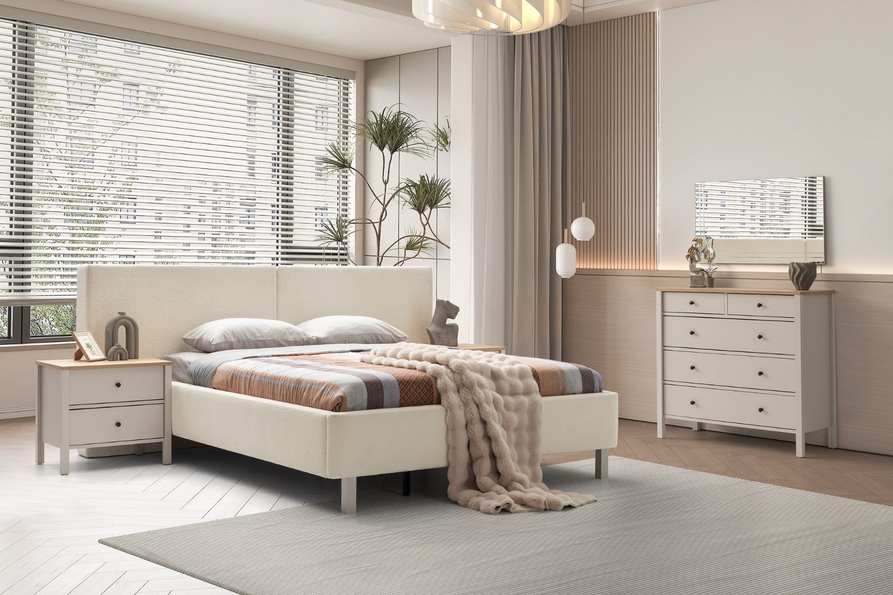 Mona Beige 6 Kapılı Yatak Odası Takımı Mona Beige 6 Kapılı Yatak Odası Takımı