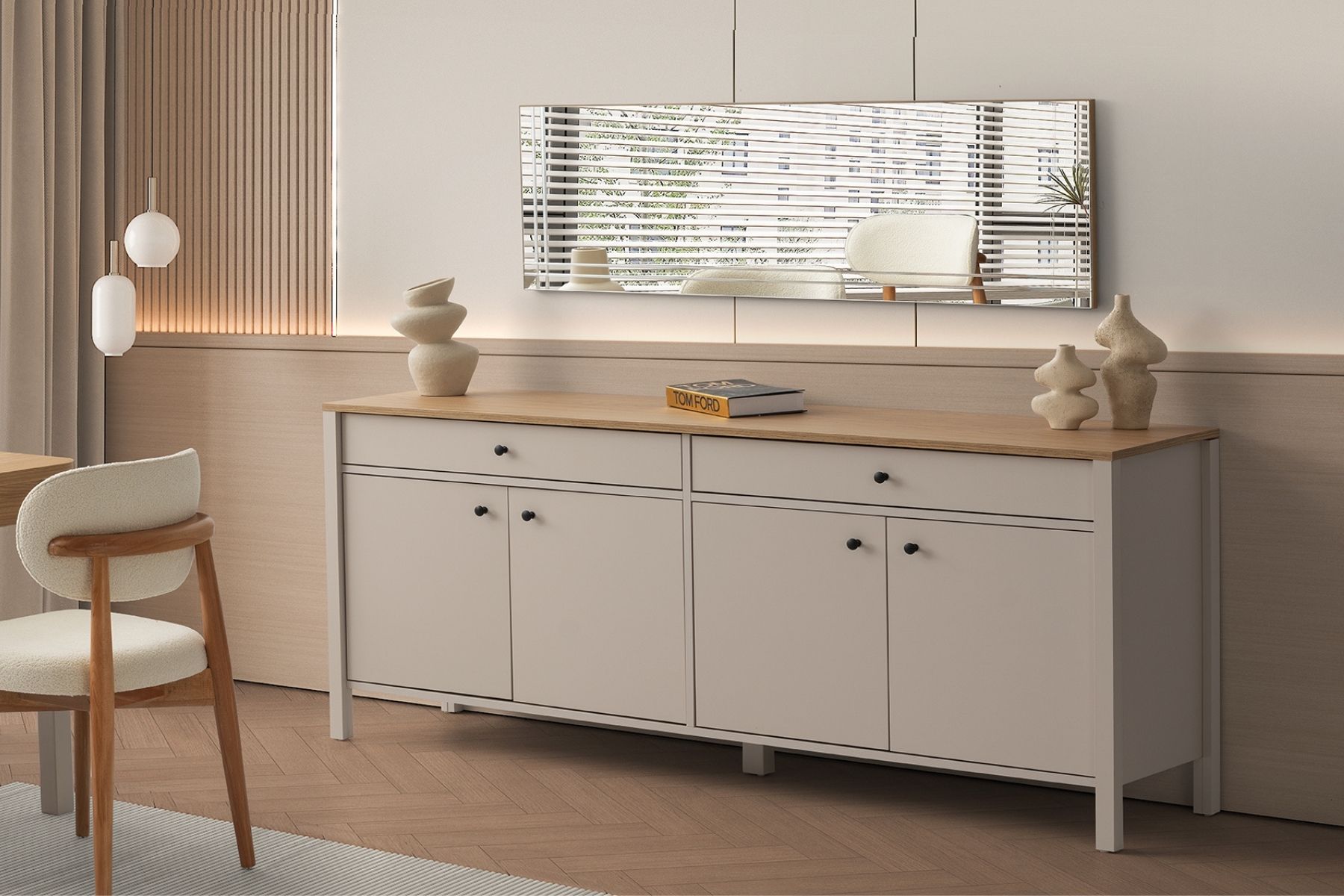 Mona Beige Yemek Odası Takımı Mona Beige Yemek Odası Takımı