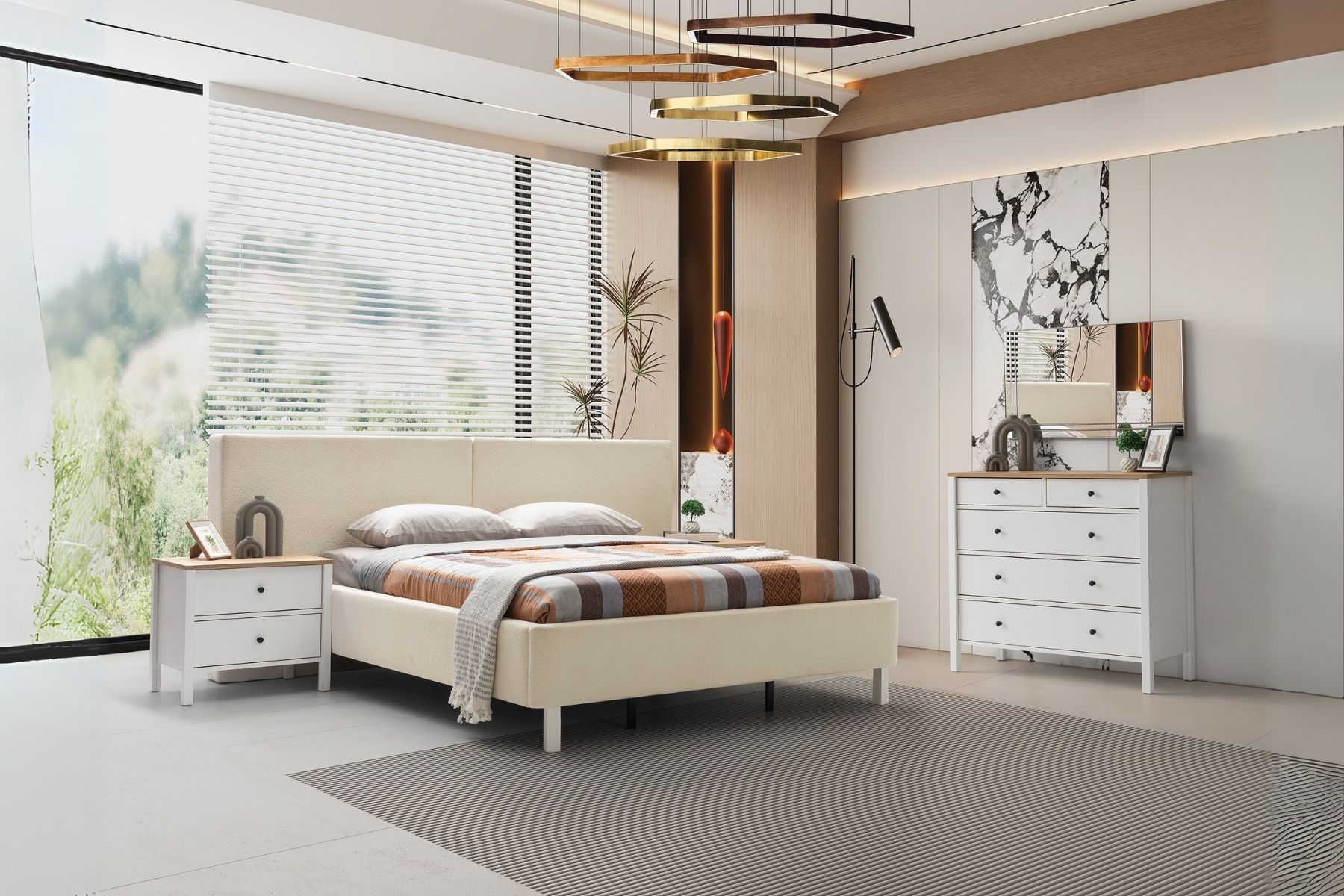 Mona White 6 Kapılı Yatak Odası Takımı Mona White 6 Kapılı Yatak Odası Takımı