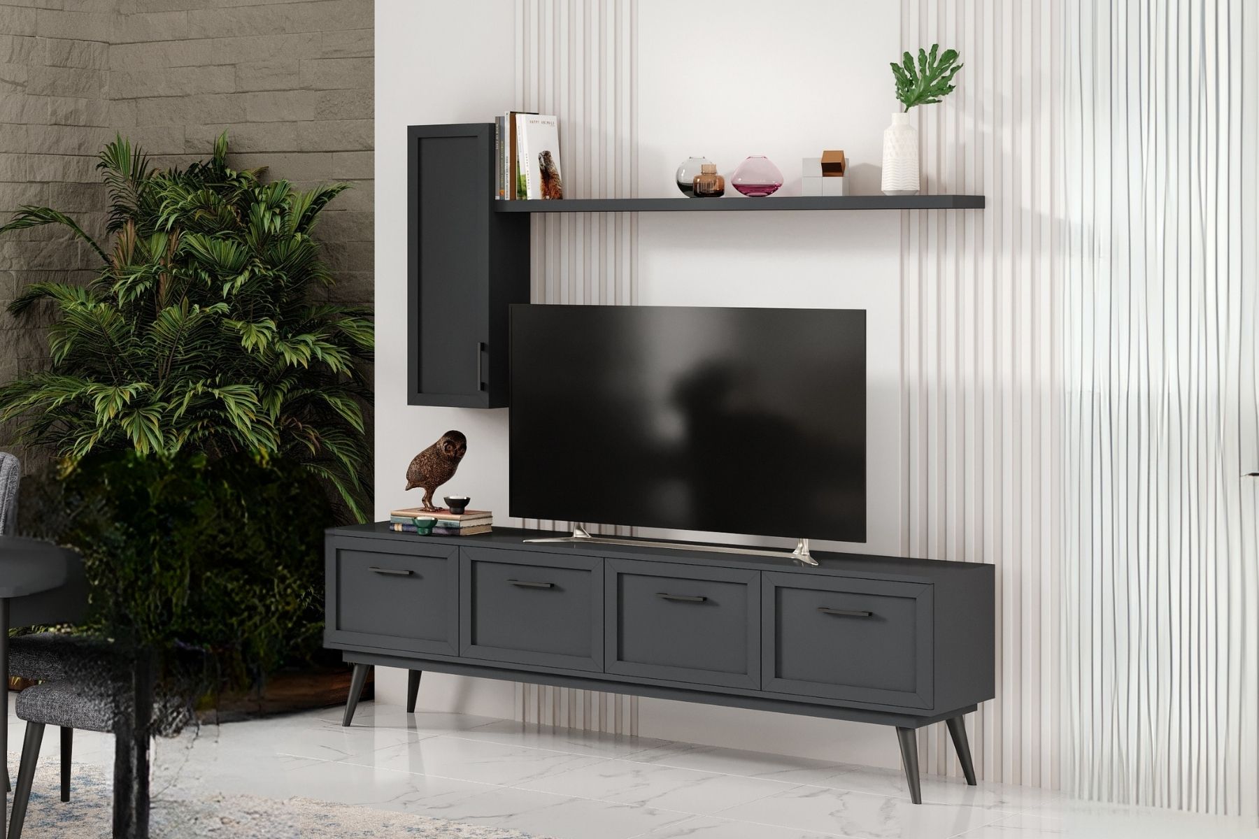Pita Grey Tv Ünitesi Pita Grey Tv Ünitesi