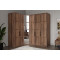 Pita Brown 6 Kapılı Köşe Gardırop