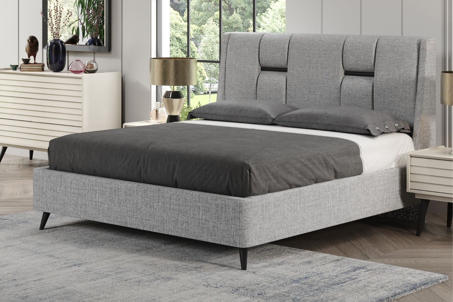 Rent Beige Bazalı Karyola