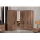 Rent Brown 6 Kapılı Köşe Gardırop Rent Brown 6 Kapılı Köşe Gardırop
