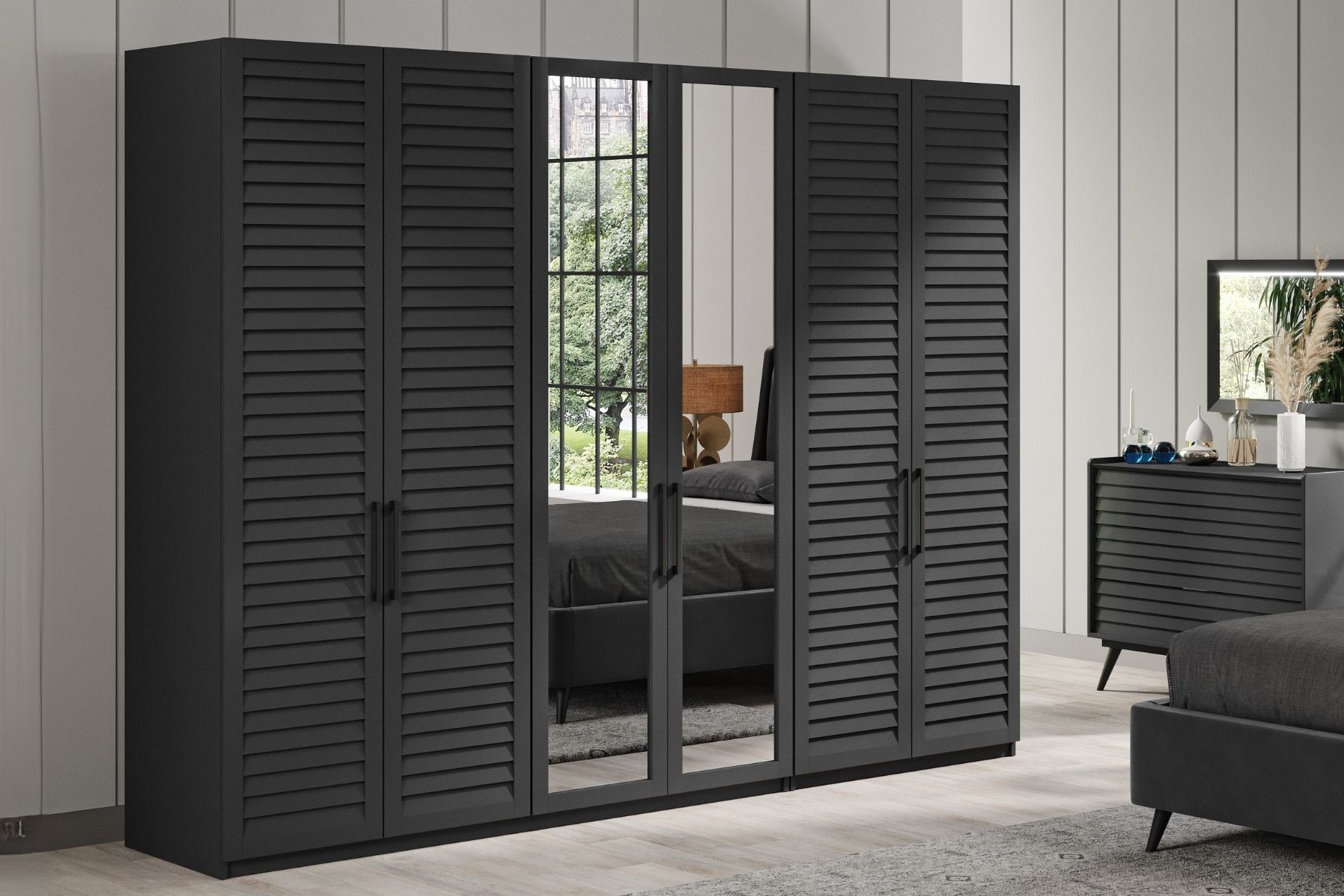 Rent Grey Yatak Odası Takımı Rent Grey Yatak Odası Takımı
