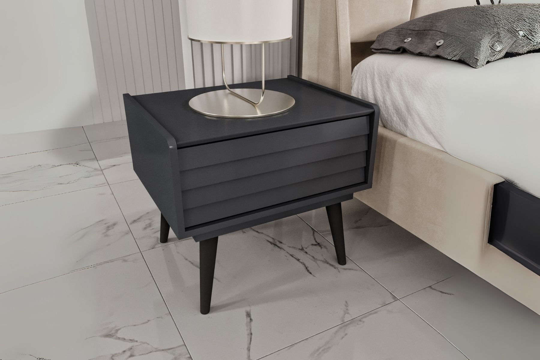 Rent Grey Yatak Odası Takımı Rent Grey Yatak Odası Takımı