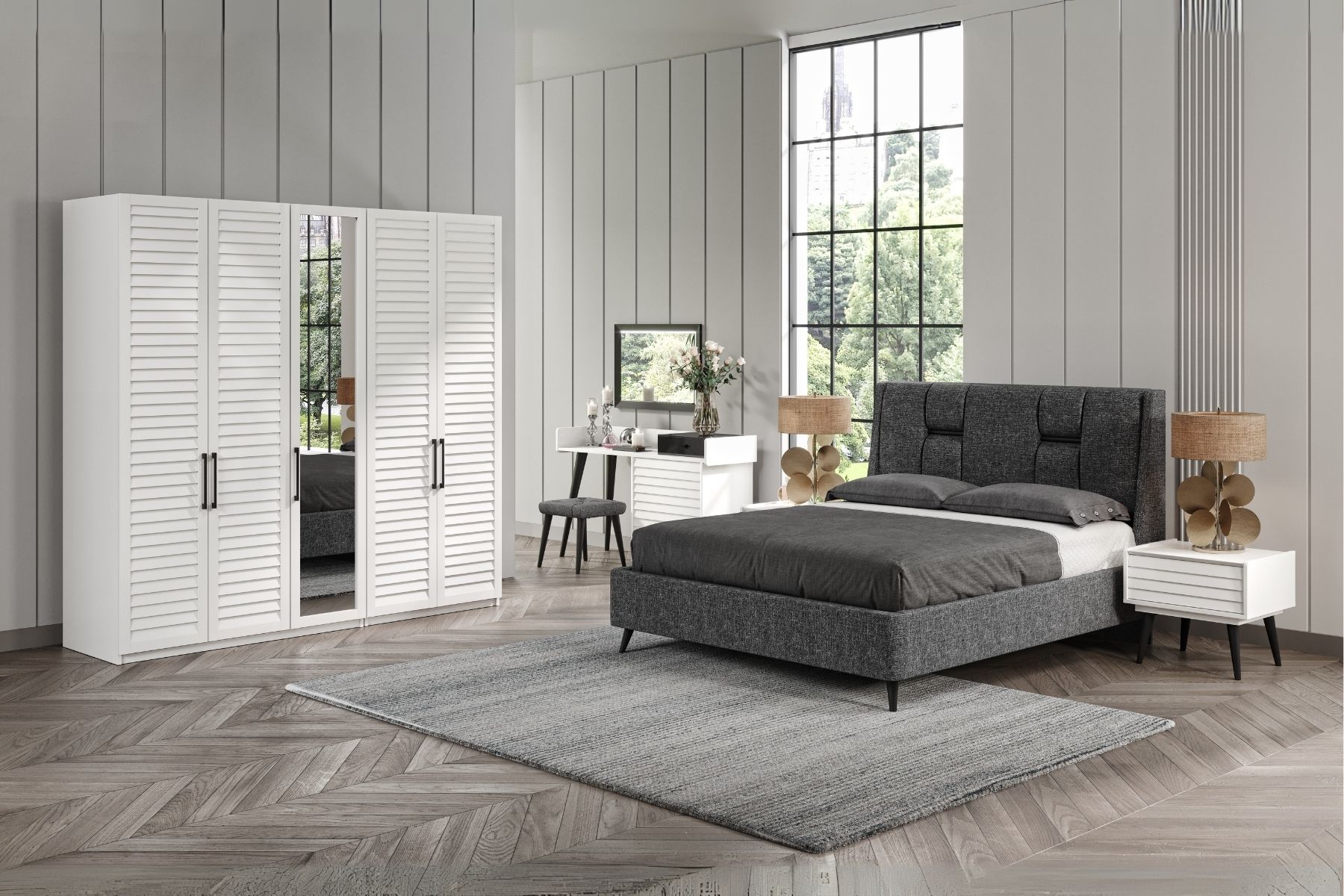 Rent White Yatak Odası Takımı Rent White Yatak Odası Takımı