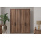 Vote Brown 4 Kapılı Gardırop