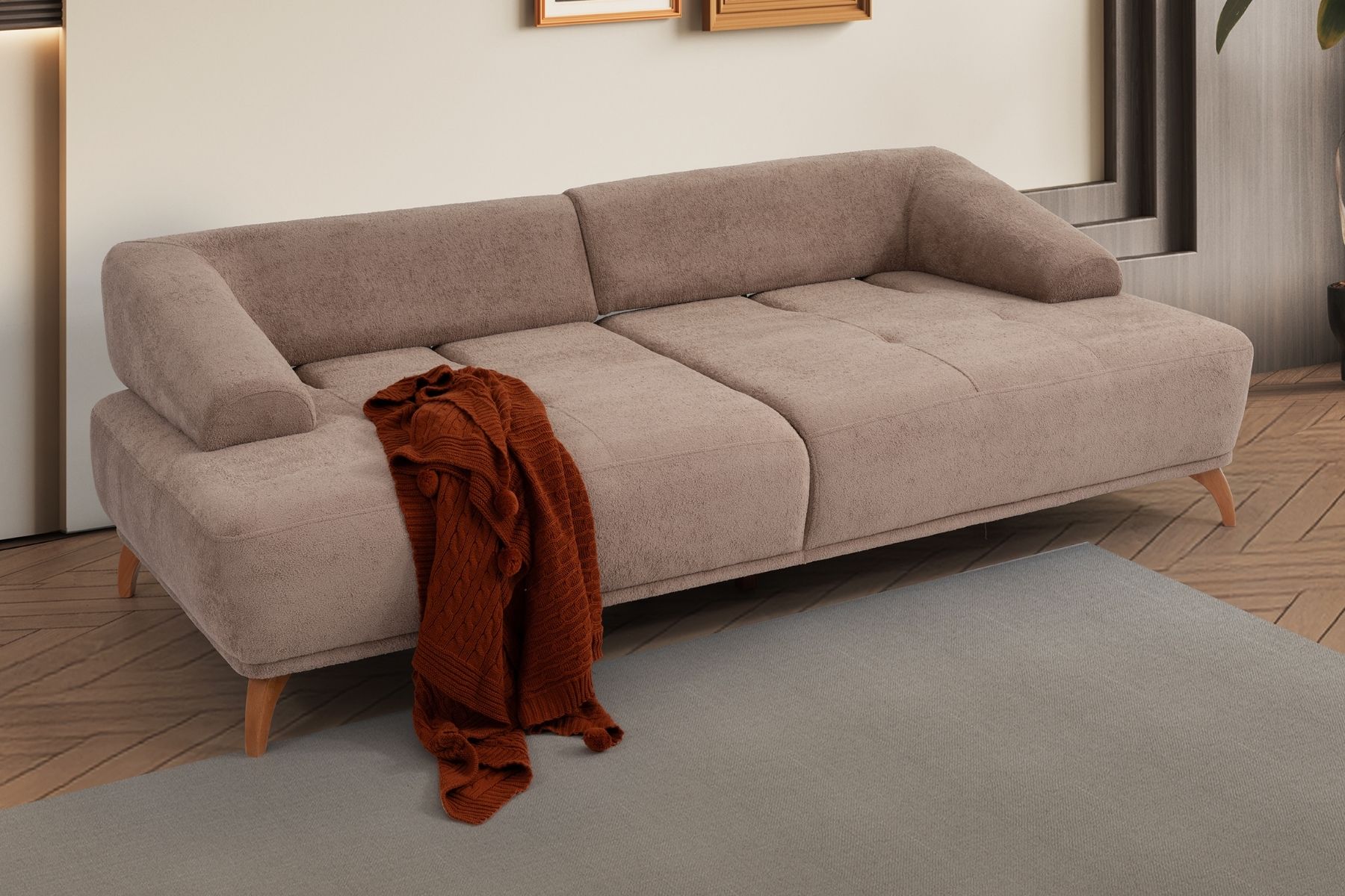 Arty Soft Brown Kanepe 