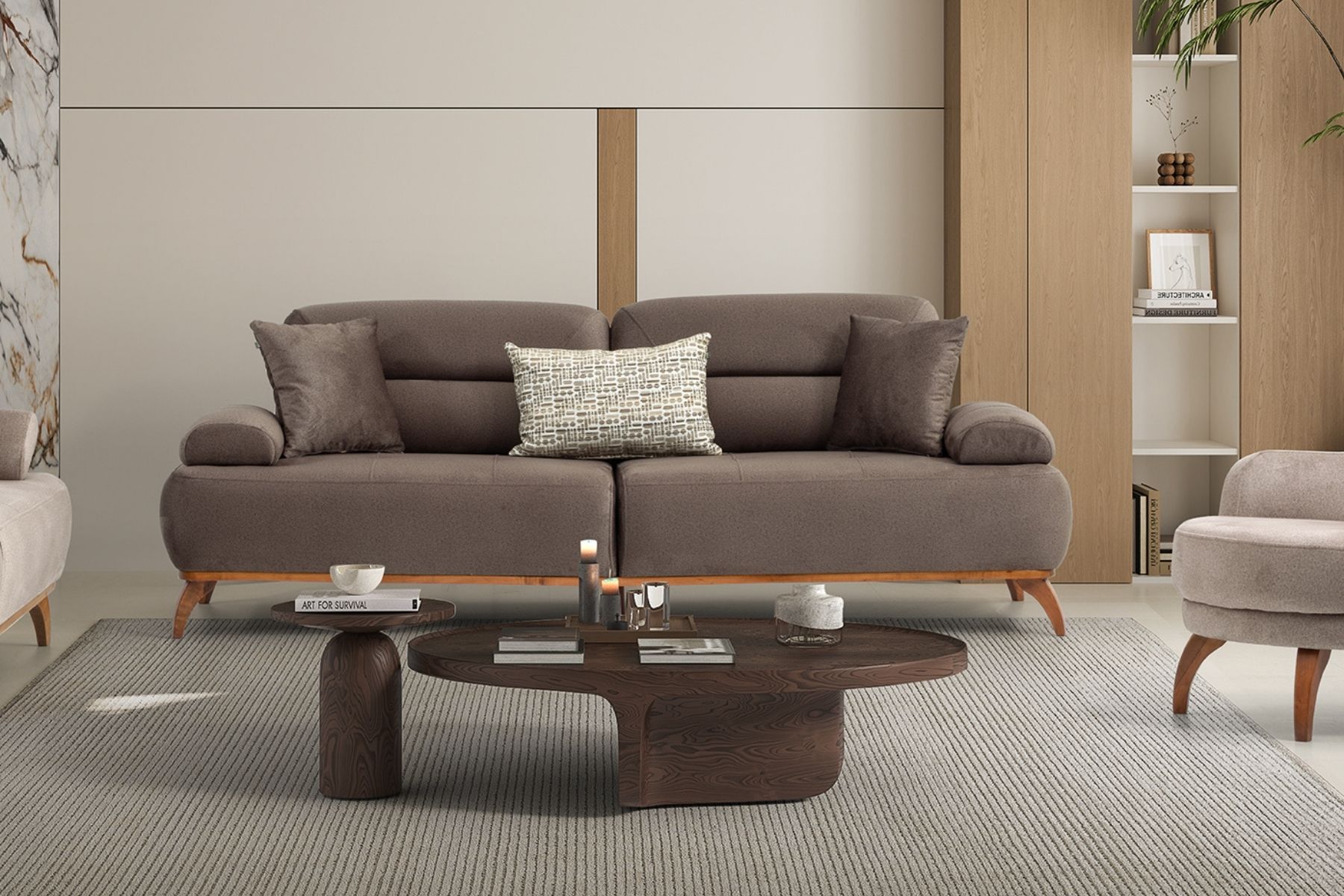 Ariva Soft Grey Kanepe 