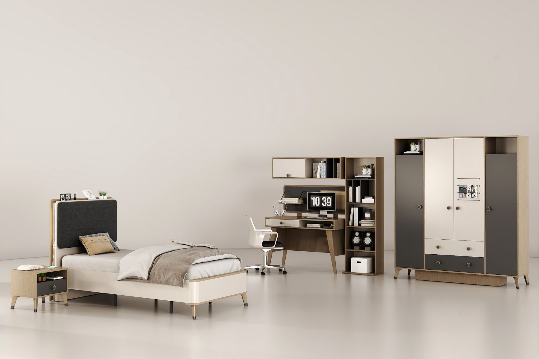 Nest 4 Kapılı Genç Odası Takımı 