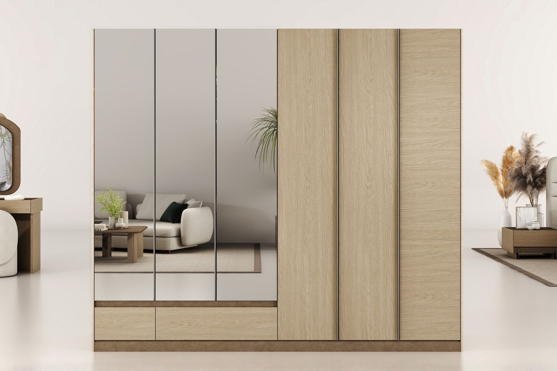 Hanko Aynalı Gardırop 