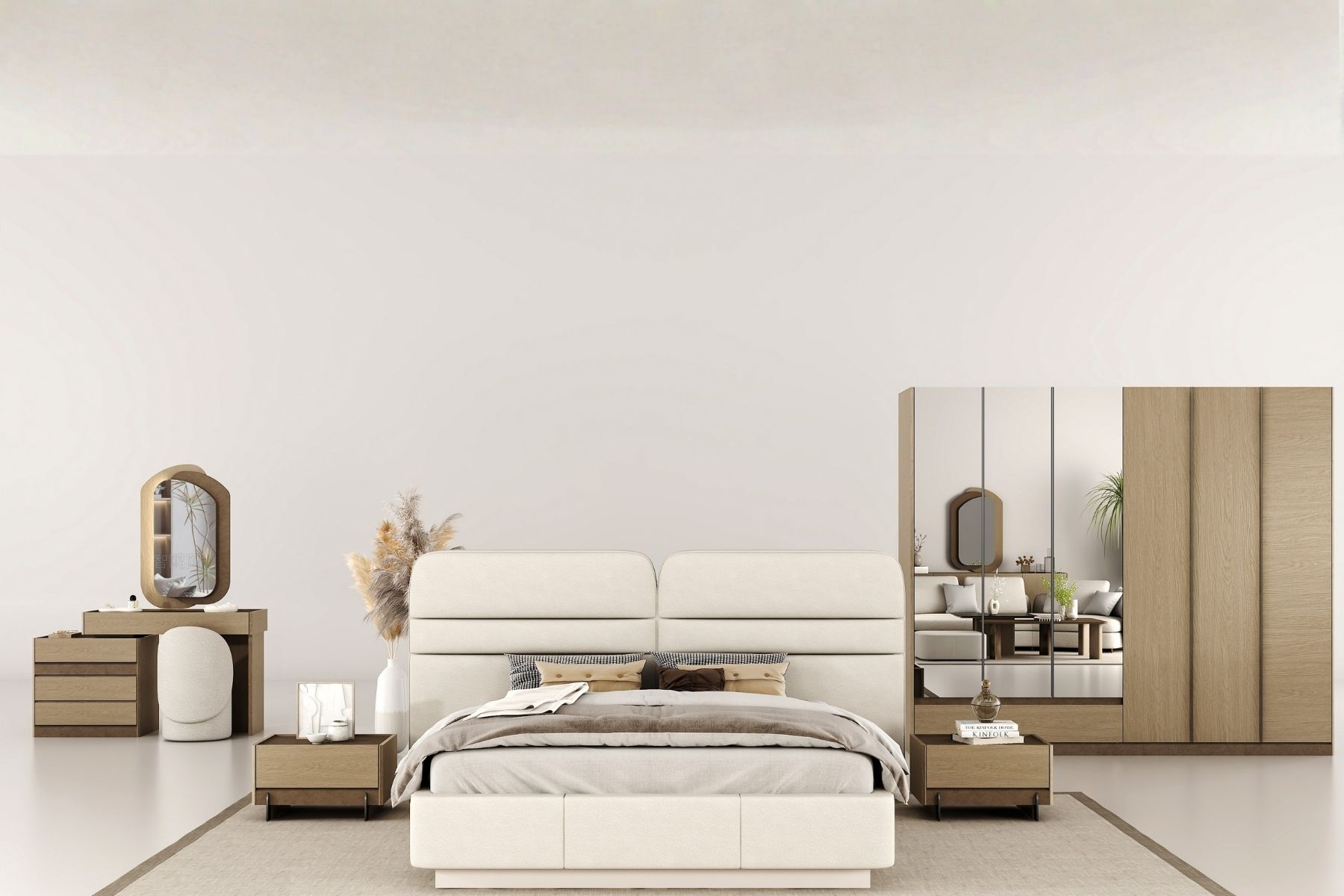 Hanko Aynalı Yatak Odası Takımı 