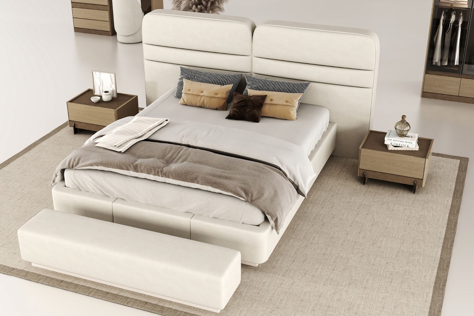 Hanko Reflekte Camlı Yatak Odası Takımı 