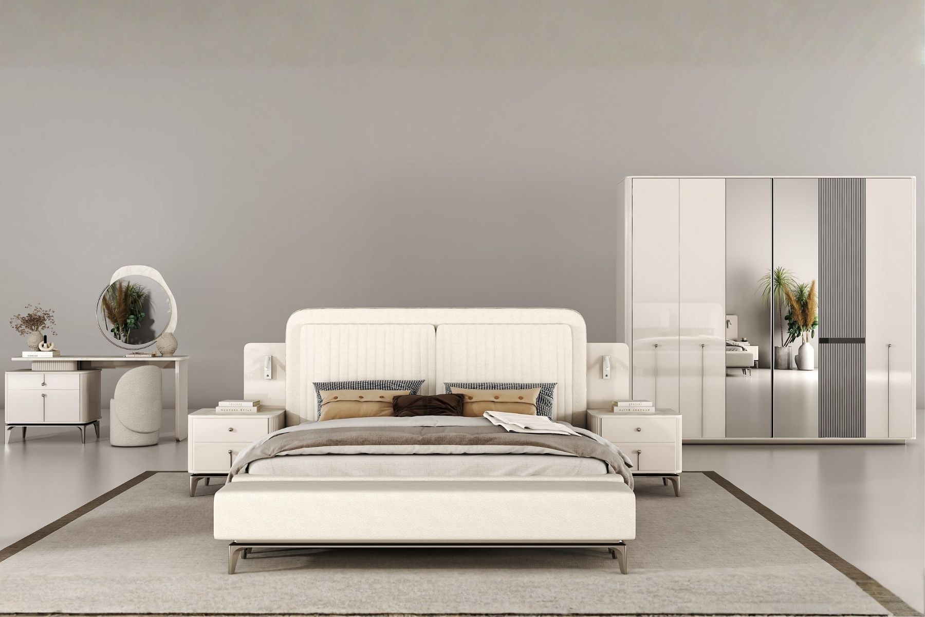 Lexus Aynalı Yatak Odası Takımı 