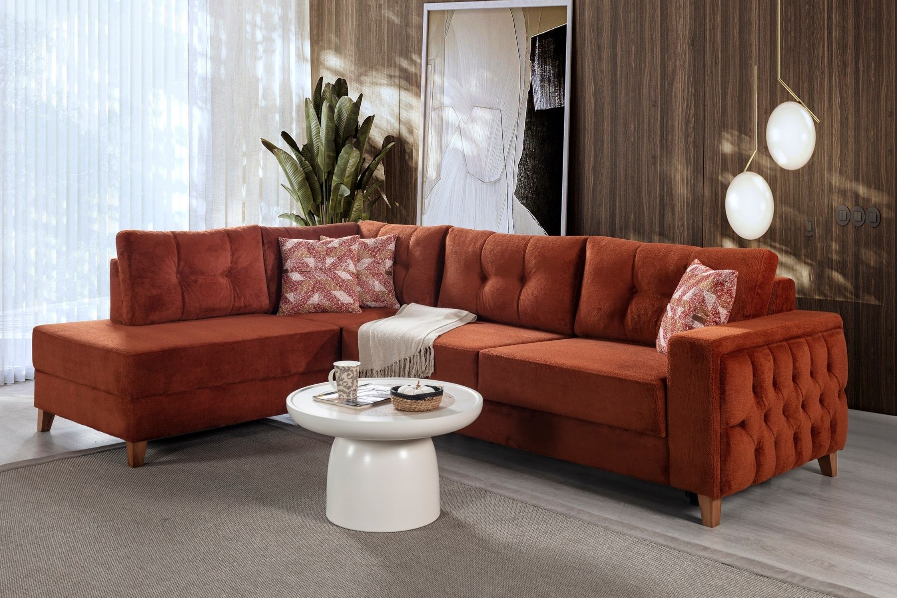 Milly Red Köşe Koltuk Takımı Milly Red Köşe Koltuk Takımı