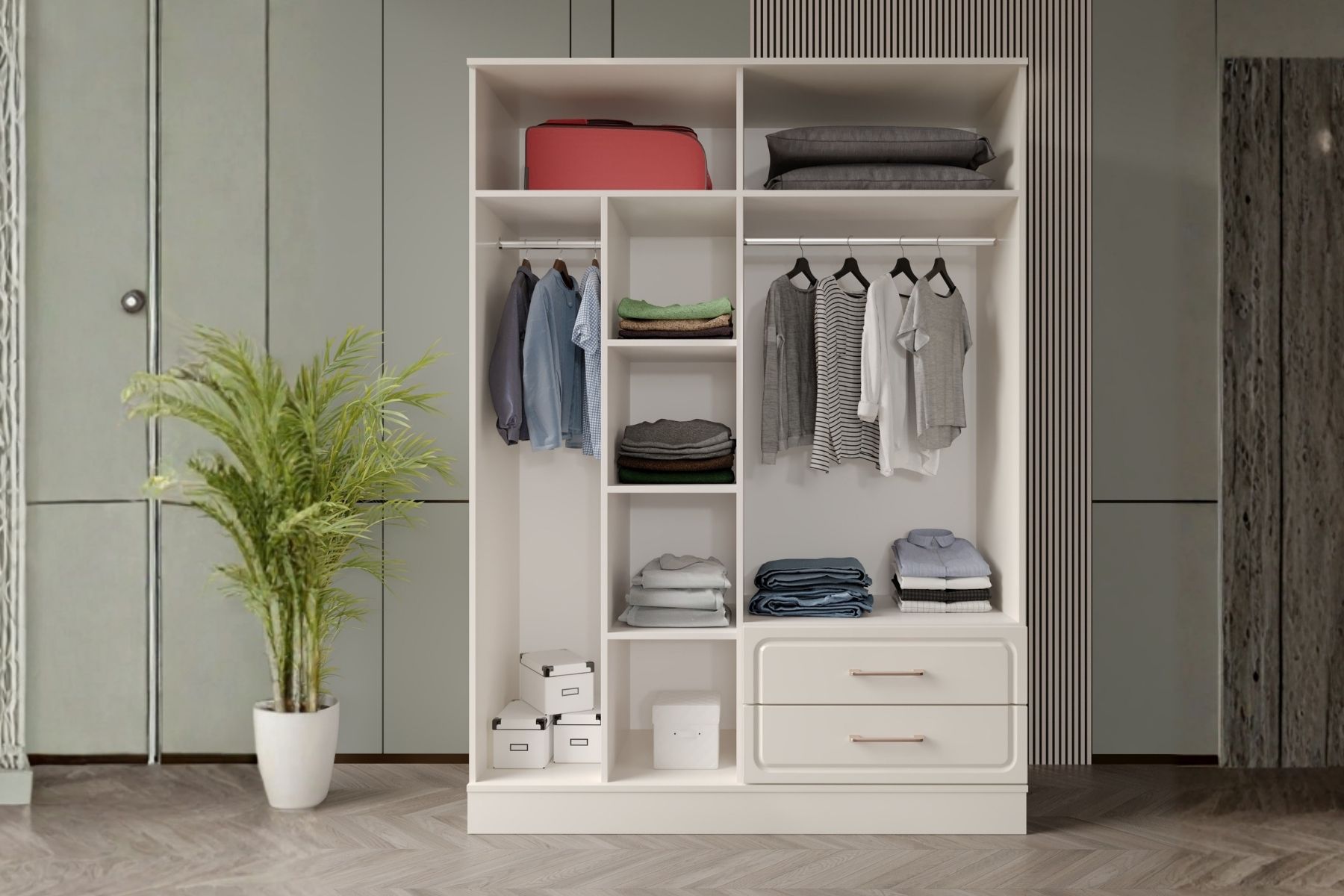 Aynes 4 Kapılı Gardırop