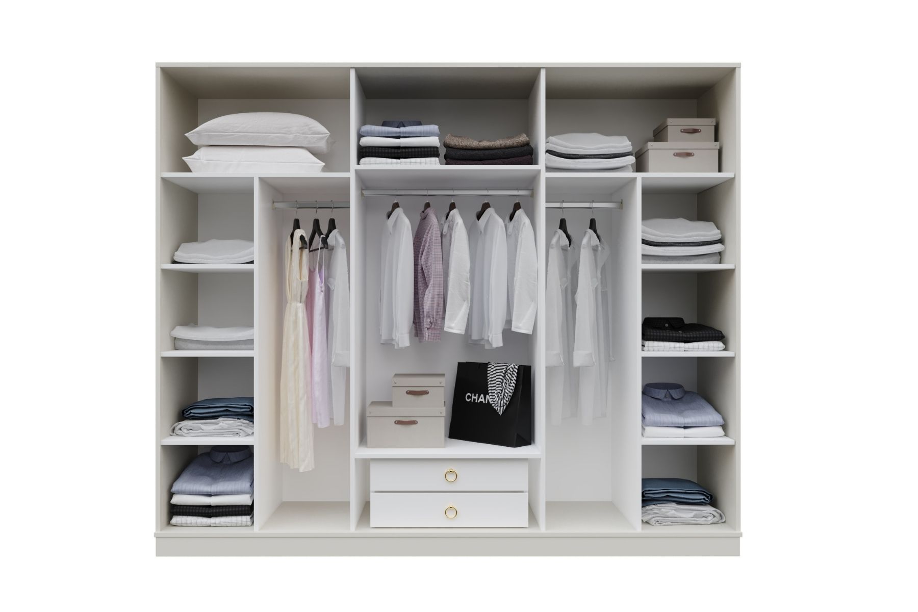 Aynes 6 Kapılı Gardırop