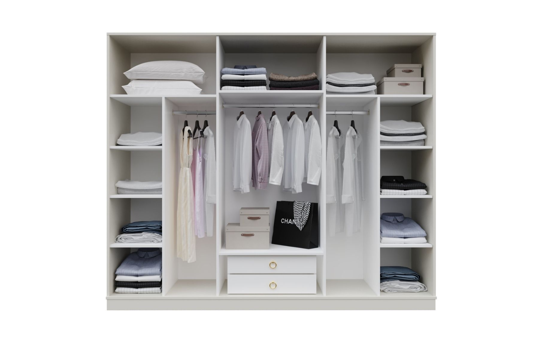 Pins 6 Kapılı Gardırop