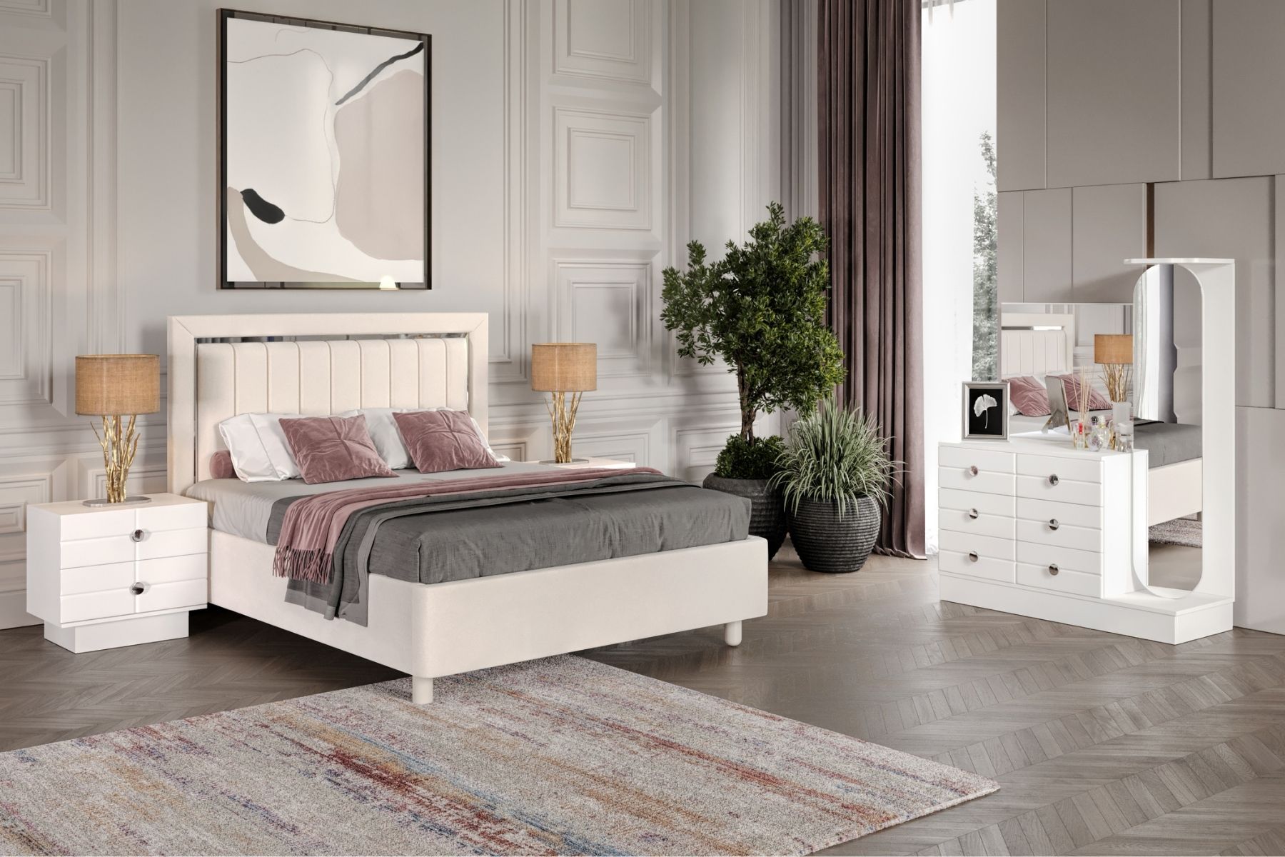 City White Yatak Odası Takımı