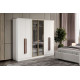 Bond White 6 Kapılı Gardırop