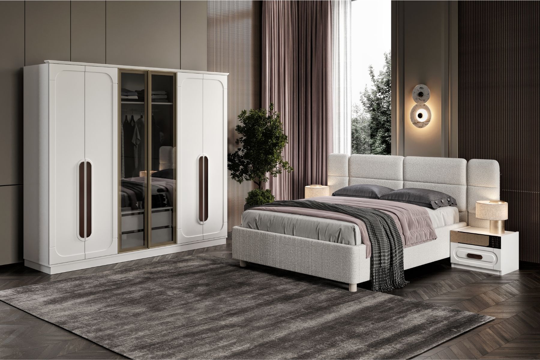 Bond White Yatak Odası Takımı Bond White Yatak Odası Takımı