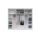 Zeren White 6 Kapılı Gardırop