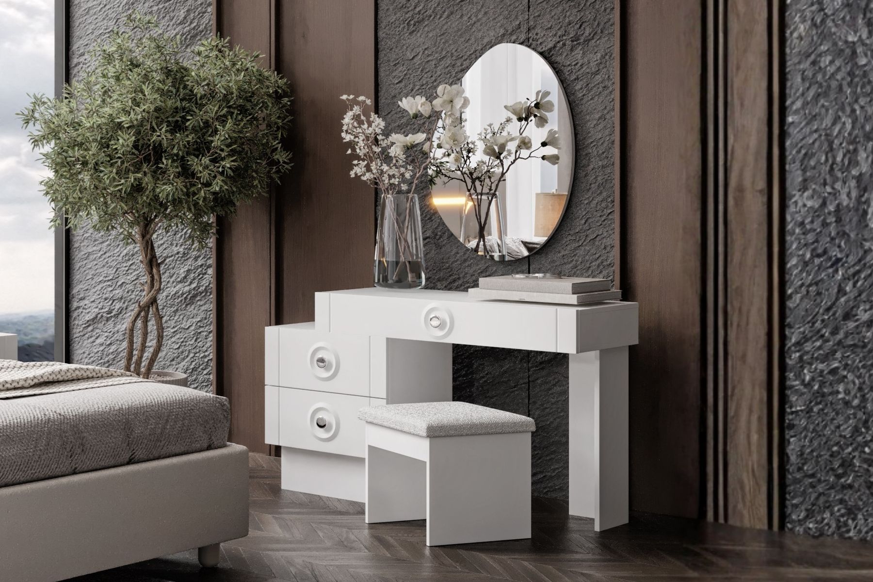 Zeren White Şifonyer 
